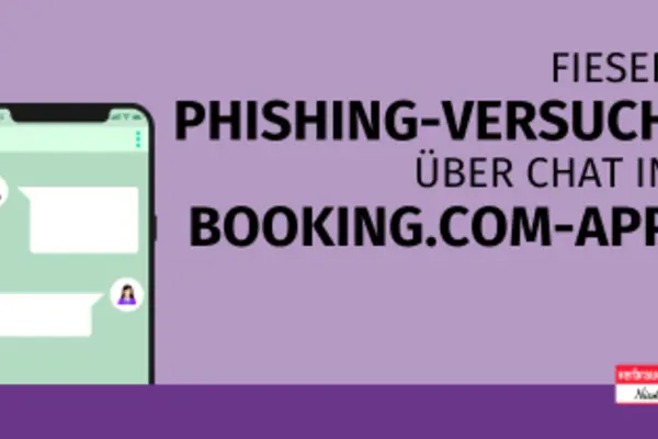 Fieser Phishing-Versuch über die Booking.com-App