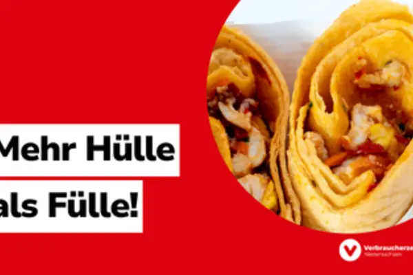 Fertig-Wraps sind häufig mehr Hülle als Fülle