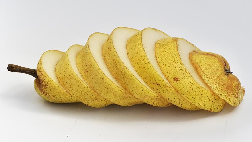 Birne aufgeschnitten