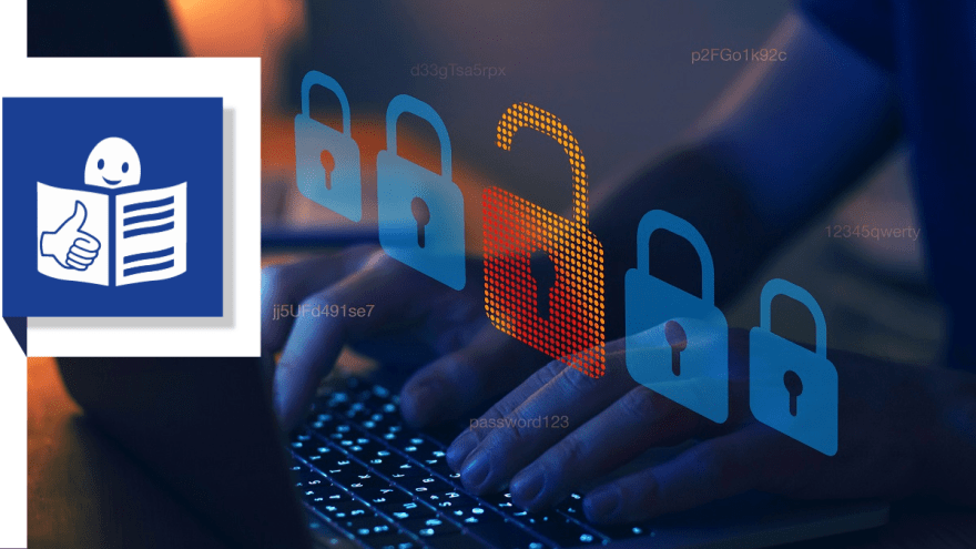 Symbolische Schlösser neben dem Europäischen Logo für Leichte Sprache