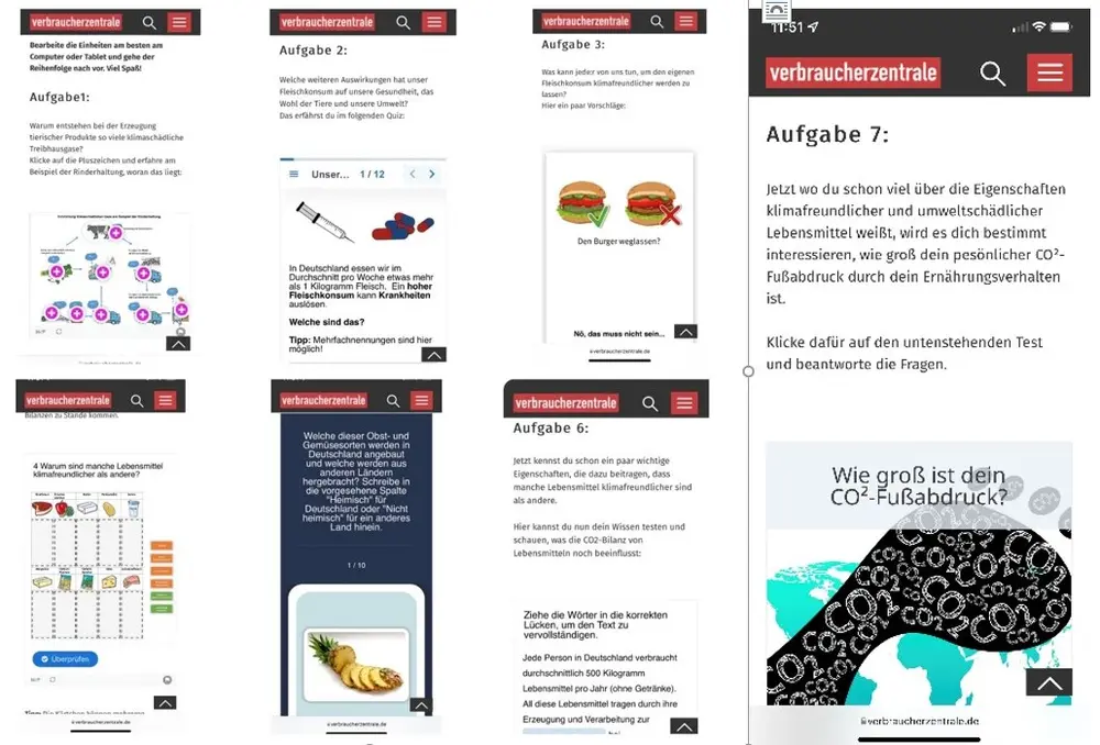 Screenshot Ess-Kult-Tour Klimaheld