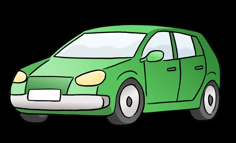 grünes Auto